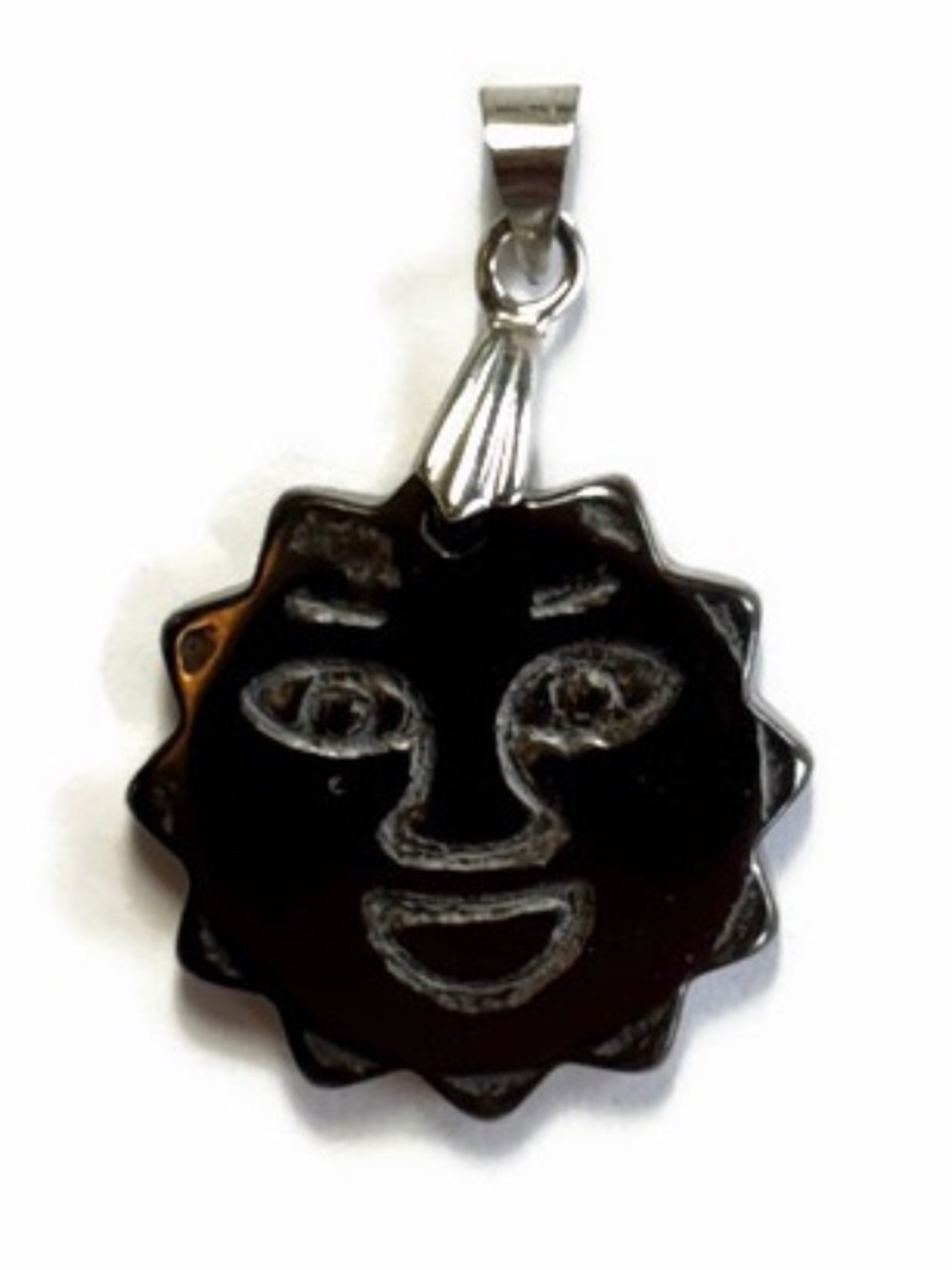 🔥$1 Clearance Hematite Sunshine Pendant 20mm x 20mm x 4mm (1pc)